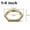 1l4 inch, variant on 5Pcs/Lot 1/8 1/4 3/8 1/2 3/4 BSP Female Thread Hexagonal Shank Cap Brass Hex Lock Nuts Pipe Fitting