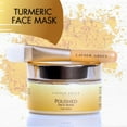 thumbnail image 3 of Turmeric Brightening Face Mask for Dark Spot Correction, Hydrating All Skin Type, 4 oz by LatherGreen, 3 of 7