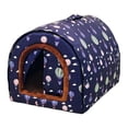 thumbnail image 2 of Cama cueva para gatos con 2 formas de uso. Casita reutilizable con base antideslizante para perros y mascotas. Ideal para cachorros, perros pequeños y Globo, 2 of 8