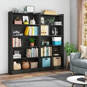 Tribesigns 72 Tall Bookshelf, Modern 6-Shelf Open Bookcase, Black