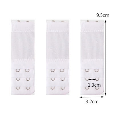 3PCS Hooks Bra Extender for Women‘s Elastic Bra Extension Strap Hook Clip Expander Adjustable Belt Buckle Intimates LUHAN