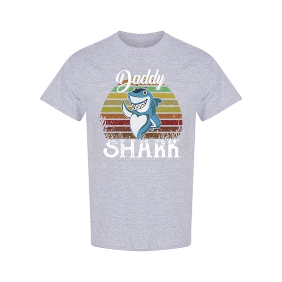 Daddy Shark Design T-Shirt Men -Image by Shutterstock, Male Small