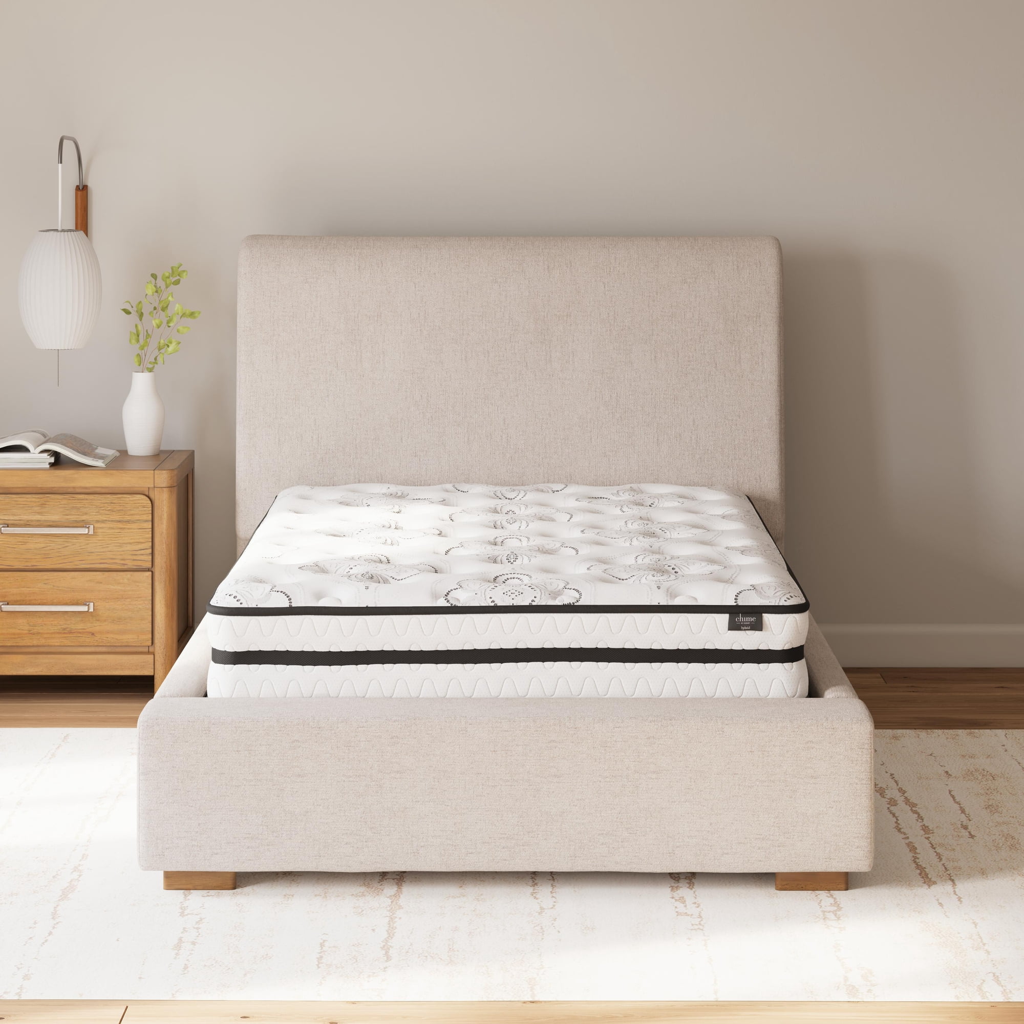 Signature Design by Ashley 10 Inch Chime Hybrid Innerspring Full Mattress with Cooling Gel Memory Foam