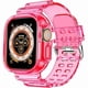 thumbnail image 1 of Correa de Silicona Transparente con Case para Apple Watch, Compatible con Todas las Series, 1 of 5