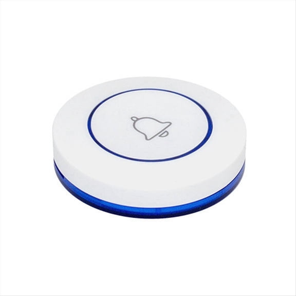 Call Button Restaurant Pager 433MHz Wireless Doorbell Bell Button for Home Security Alarm System Hardware Blue,1 x Wireless Doorbell Button,Blue