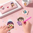 thumbnail image 1 of Juego de 6 pegatinas de mosaico de gemas pintura por números pegatinas de pintura de diamantes, 1 of 9