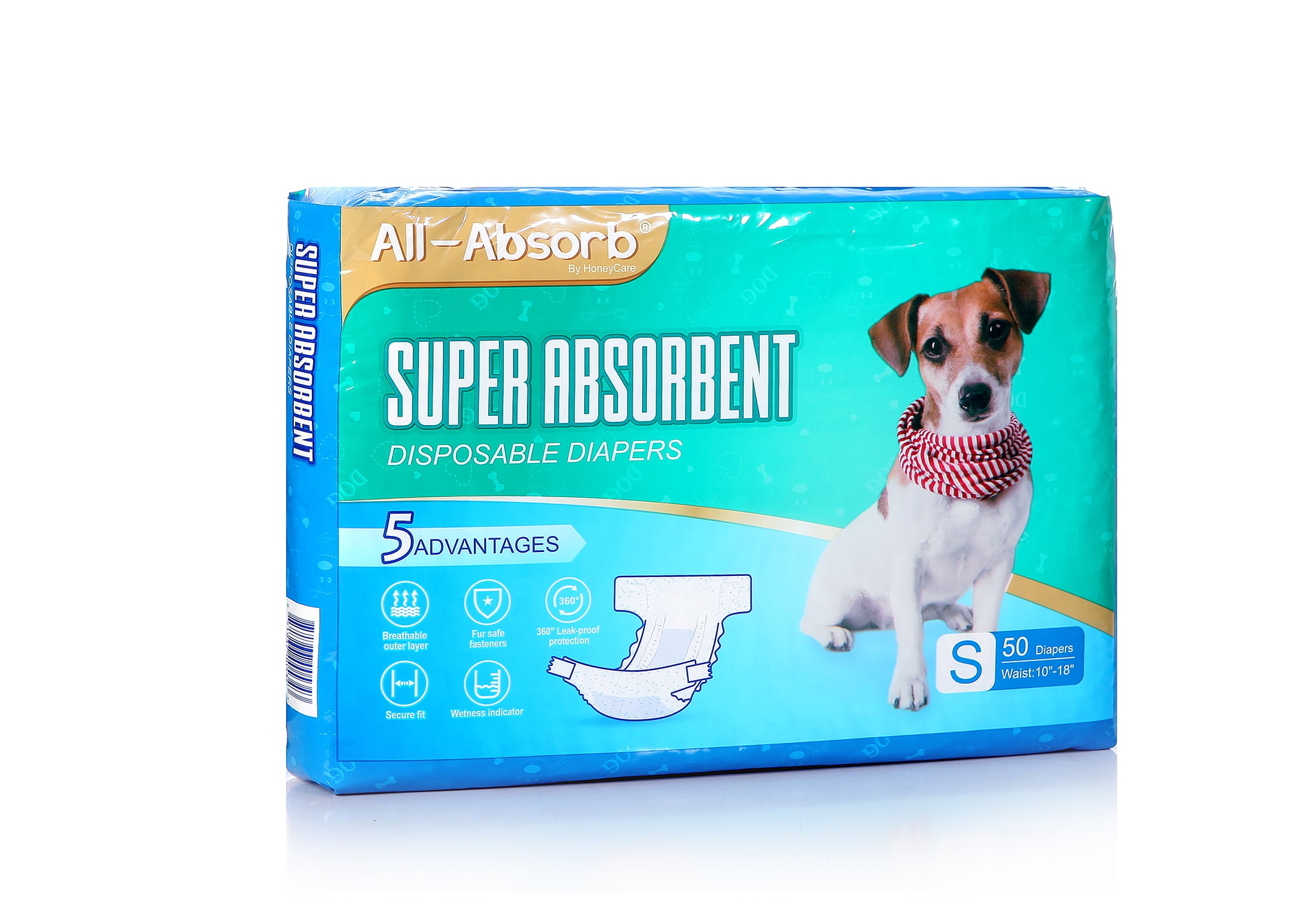 Disposable Dog Diaper Female, Small, 50 ct