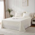 thumbnail image 5 of Davulos Twin Comforter Sets , 5 Pieces Bed in a Bag ,White Beddding Comforter Sets with Sheets Solid Lightweight Bed Set for All Seasons, 5 of 8