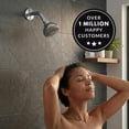 thumbnail image 7 of Aqua Elegante Pressure Boosting Shower Head for Low Flow Showers - 2.5 GPM - Polished Chrome, 7 of 7