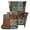 Bohemian Patchwork Floral Print, variant on SEANATIVE Wingback Chair Protector 2 Piece Stretch Wing Chair Slipcovers Spandex Armchair Covers Non-Slip Wing Back Sofa Cover Single Seat Sofa Couch Cover for Pets Kids, Black White Paw Print