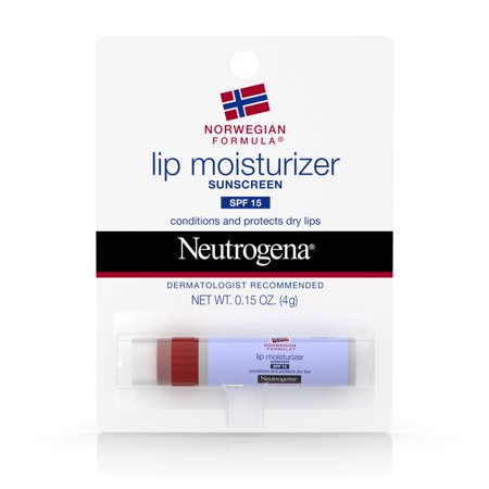 Neutrogena Norwegian Formula Lip Moisturizer With Sunscreen, Spf 15, .15 Oz. - Walmart.com