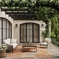 thumbnail image 4 of Nourison 6' x 9' Garden Oasis Nautical Coral Beach Flatweave Indoor Outdoor Area Rug Coral, 4 of 12