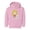 Pink (Hoodie), variant on Girl With Pet Dog Hoodie Juniors -Image by Shutterstock, Large