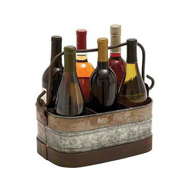 Trendsetters 38184 Porte-Bouteille en Métal Galvanisé