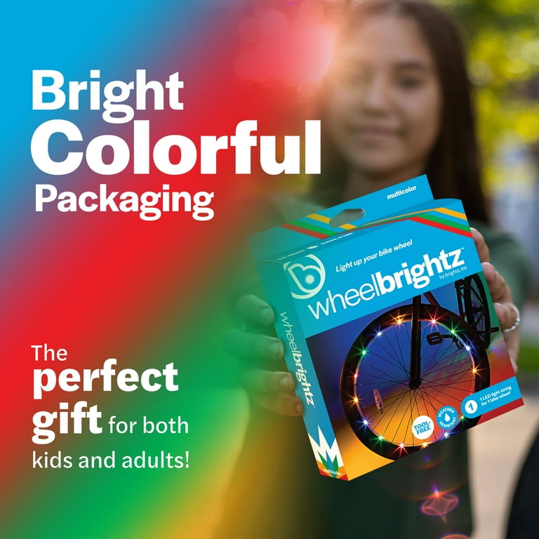 【動作品】 健康用品 brightlight me+ Brightz LED Bicycle Wheel Light Water-Resistant 2 in Multi
