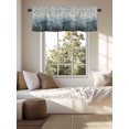 thumbnail image 4 of Kitchen Valances for Window, Bird Mountain Forest Nature Landscape Light Filtering Rod Pocket Valance Curtain, Oil Painting Art Short Curtains Window Topper for Bedroom Bathroom Living Room 42x12in, 4 of 9