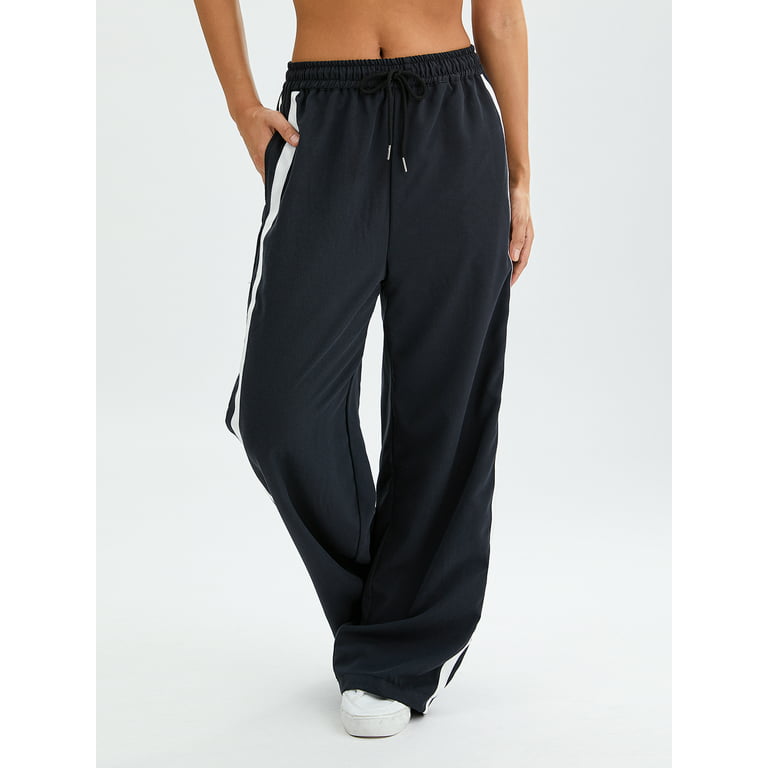 Gwiyeopda Women Sweatpants with Pockets Workout Joggers Pants Cotton Loose  Baggy Pants Trousers 