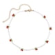 thumbnail image 2 of 5x Collar Bohemio de Cereza Dulce, Collar de Cadena de Cuentas de Cereza Simple a La Moda para Niñas, Cuentas Transparentes Hechas a Mano para Mujeres 5 piezas, 2 of 7