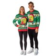 thumbnail image 3 of SpongeBob SquarePants Men's Santa SpongeBob And Ornaments Ugly Sweater Knit Pullover, 3 of 4
