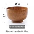 thumbnail image 2 of Creative-anti-hot Soup Bowl,HomeTableware Chinese Wooden Bowl Round Bowl Special Bowl, 2 of 5