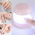 thumbnail image 2 of LEEYNEER Machine de Photothérapie pour Ongles Double Sources Lumineuses Séchage Rapide 18W Lampe UV LED Mini Portable Séchoir à Vernis à Ongles pour Salon de Manucure, 2 of 8