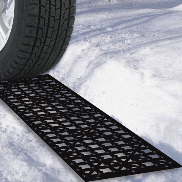 Car Tire Snow Grabber Mats Set of 2 by Stalwart