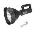 thumbnail image 3 of LED POTENTE PANTALLA HERRAMIENTO ALTO LIBRE DE LUCHO DE ABS 10WLED poderoso reflector a mano al aire libre camping viajando USB Flashlight 8000mAh batería de litio blanco luz de luz grande Inevent OD002671-03B, 3 of 7