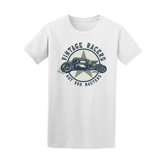 Vintage Racers | Hot Rod Masters T-Shirt Men -Image by Shutterstock, Male 3X-Large
