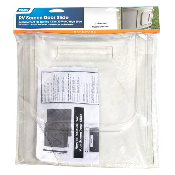 Camco 45512 11.5"W x 12"H Clear Screen Door Slider