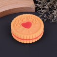 thumbnail image 2 of vnanda Dog Teething Toy Dog Chew Toy Simulation Biscuit Cake Design Bite-resistant with Squeaker Relieve Boredom Teeth Grinding Pet Dog Toy Tough Dog Toy, 2 of 8