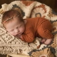 thumbnail image 3 of Akiihool Baby Boys Bodysuit Outfits Spring Summer Clothes (Brown,One Size), 3 of 4