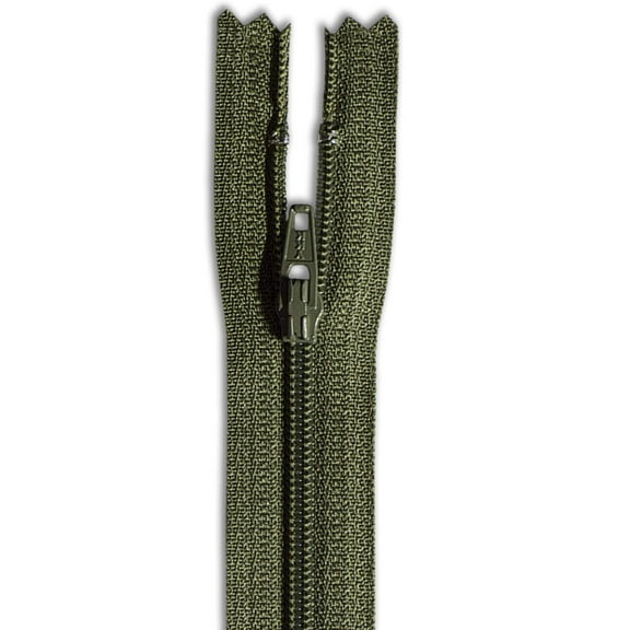 14 inch Nylon Coil Zipper 14” Army Green Zippers for Sewing Zipper Army Green Crafts