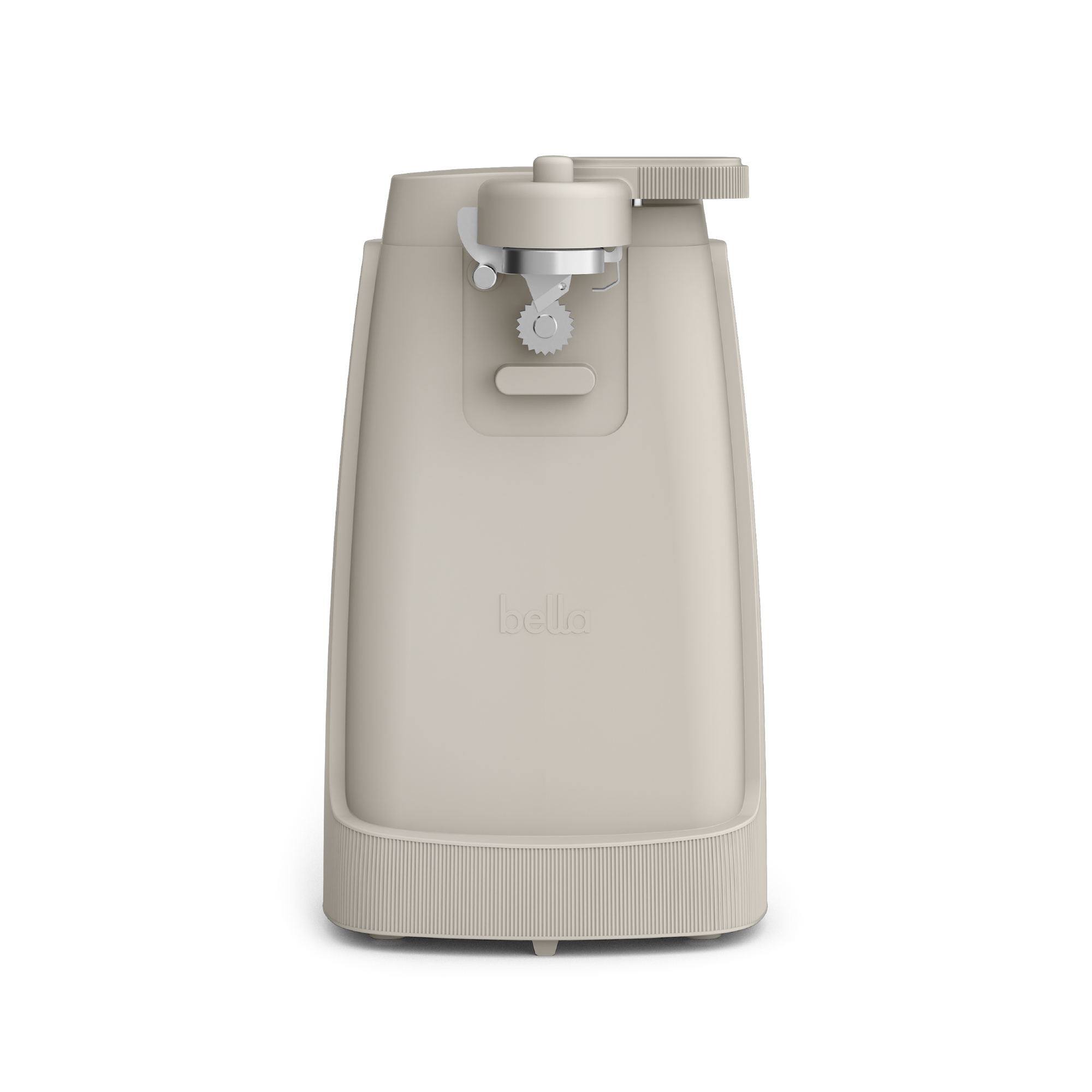Bella Electric Can Opener with Stainless Steel Blade, Oatmilk photo 1