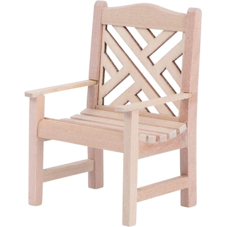 1 12 échelle Mini Dollhouse Canapé Modèle En Bois Fauteuil Meubles