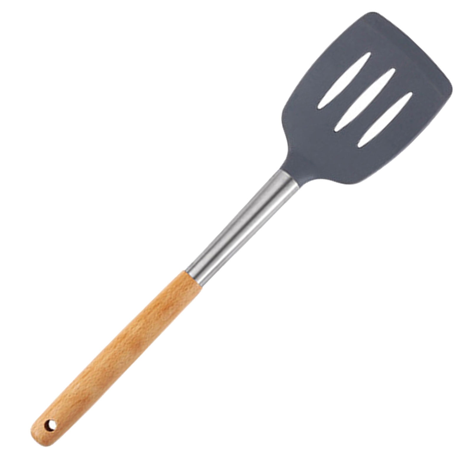 Bcloud Long Handle Eco-friendly Cooking Spatula Long Handle Eco-friendly  Wood Practical Ergonomic Cooking Shovel for Home