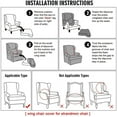 thumbnail image 4 of Elastic Wing Chair Slipper Set - White, 4 of 5