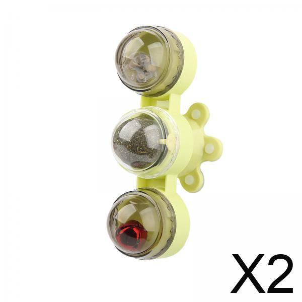 Juguetes de pared con hierba gatera, giratorio,juguete para gatos,gatito portátil,Bolas interactivas de hierba gatera para gatos,fiestas giratorias,Juguetes interactivos