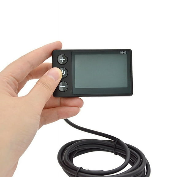 S866 24V/36V/48V Electric Bicycle Display S866 LCD Screen Meter Ebike Power Assist G942
