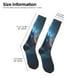 thumbnail image 2 of Fotbe Red And Blue Fire Dragon E Calcetas Divertidas Estampadas para Hombre y Mujer, Calcetas de Algodón hasta la Rodilla para Caminar, Correr, Enfermería y Embarazo, 2 of 6