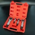 thumbnail image 3 of 4-Piece Cr-V Steel Nut Splitter Set for Home Use - Heavy Duty Rusted Screw & Stubborn Nut Removal Tool Kit with Customer Service Support for Easy Household Repair Tasks, 3 of 6