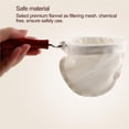 thumbnail image 4 of Thinsony Coffee Filter Workmanship Handheld Strainers Drink Strainer Takedown Design Cloth Filters Handily Gripped Filtering Bag 100mm 1Set, 4 of 6