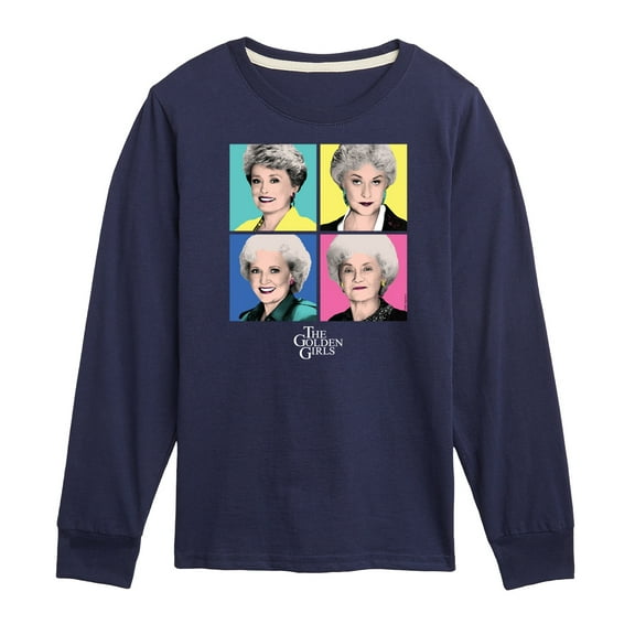 Golden Girls - Pop Art - Toddler And Youth Long Sleeve Graphic T-Shirt