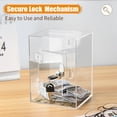 thumbnail image 2 of Clear Piggy Bank with Lock, Acrylic Piggy Bank with Key for Adults Kids Openable, Reusable Money Saving Box for Birthday (Clear), 2 of 4