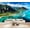 Color 2, variant on Wallpaper panoramic view Carambola Beach St Islands Peel and Stick Wall Murals 69"H x 96"W Removable PVC Wall Paper Self-Adhesive Wall Paintings Art Decor for Bedroom Living Room