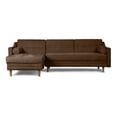 thumbnail image 2 of Sala Modular Sofá Cama Reversible Makora Velvet Chocolate Beehive Memory Foam Modelo Mondlak, 2 of 8