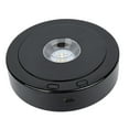 thumbnail image 4 of Rotating Display Stand Electric Turntable Exhibitions Platform Collectibles 4.5" Wedding with LED Lights Colorful Rotating Display Stand , black, 4 of 8