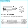 thumbnail image 4 of 10-50pcs Black/White Nylon Hex Standoff Screw Column Bolt M2 M2.5 M3 M4 M5 M6 PCB Plastic Hexagon Motherboard Bolt Spacing Screw, 4 of 5