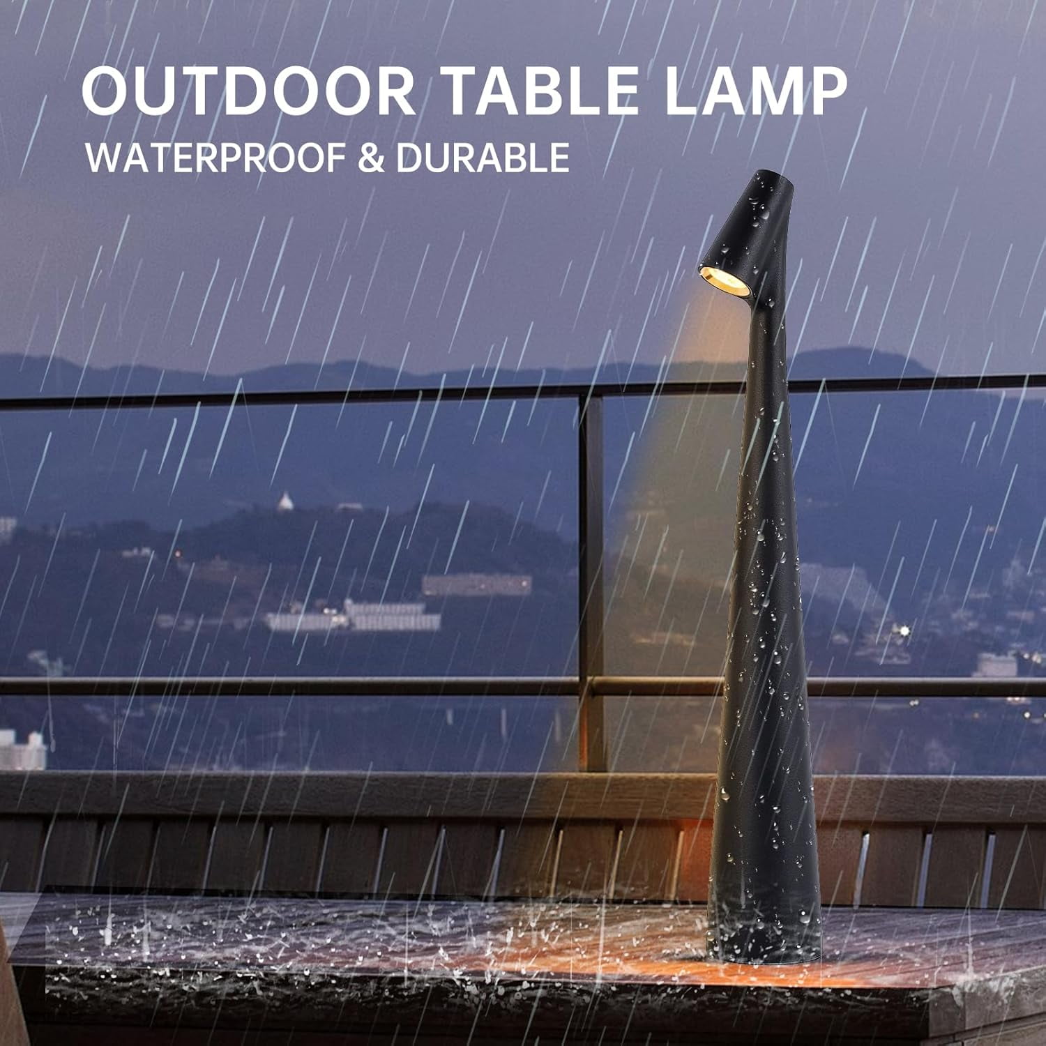 Cordless Small Table Lamps,3 Levels Brightness Portable Desk Lamp,Rechargeable Battery Lights for Outdoor, Restaurant, Bedside, Baby Night Light,Gifts