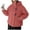 Orange, variant on Women Winter Puffer Coat Heavyweight Thick Warm Hooded Jacket with Pocket Button Full Zip Windproof Overcoat (XL, White)