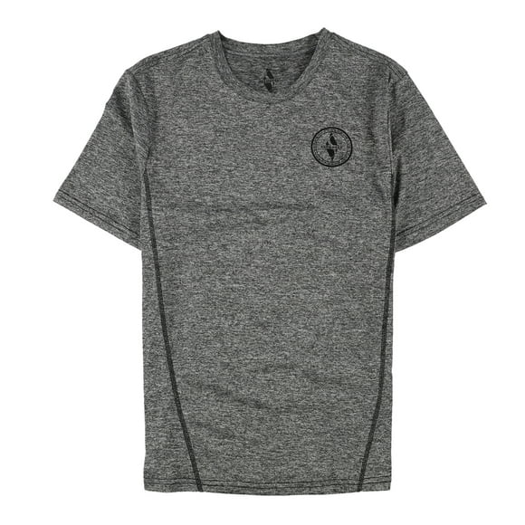 Skechers T-Shirt Basique Logo Chiné pour Hommes, Gris, Petit